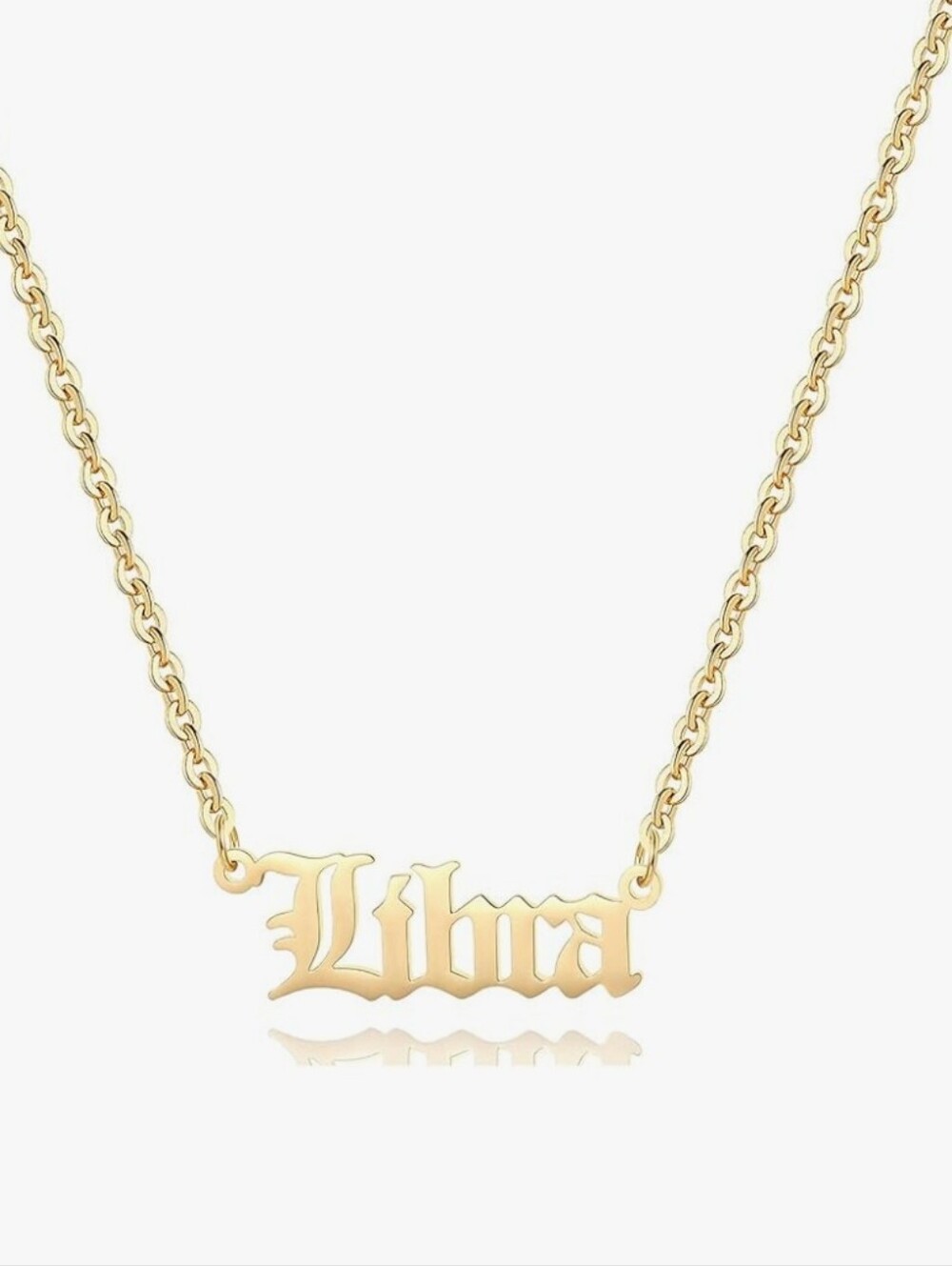 Libra 18k Gold Plated Zodiac Necklace ♎️